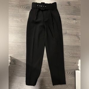 Zara trousers large belt size XS black